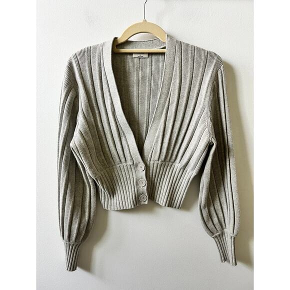 Aritzia Wilfred plunge front cardigan women's size XS - Picture 3 of 5